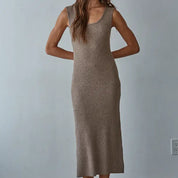 The Camille Ribbed Midi Dress