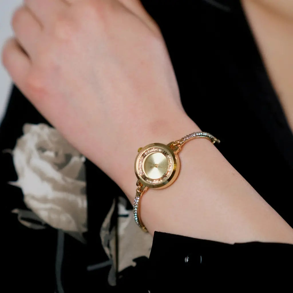 Harper Gold Adjustable Watch Bracelet