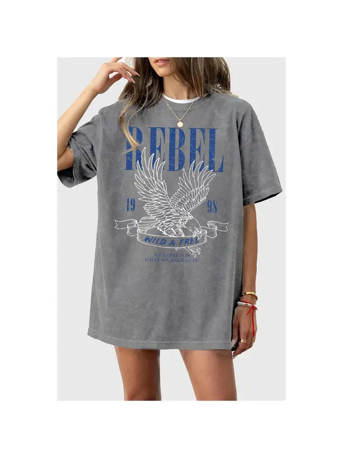 Rebel Wild N Free Mineral Graphic Tee