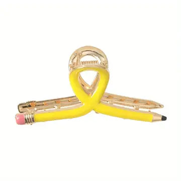 Metal Pencil Hair Clip