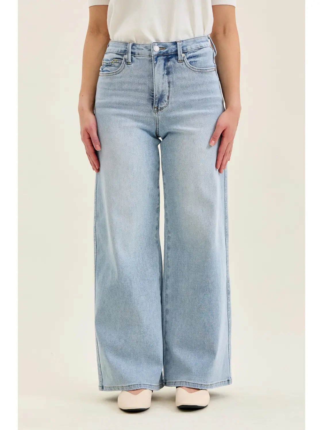 Judy Blue| HW Retro Wide Jeans