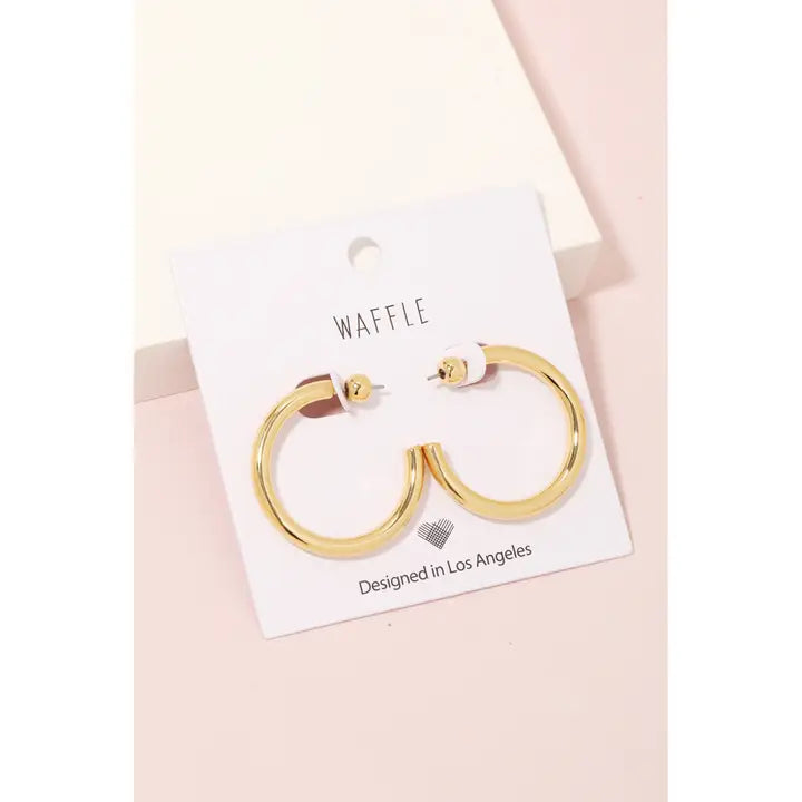 Anna Tube Hoop Earrings