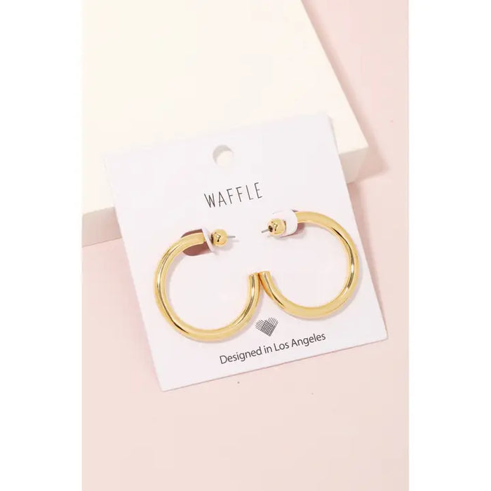 Anna Tube Hoop Earrings