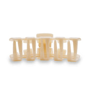 Large Classic Hair Clip Almond Beige