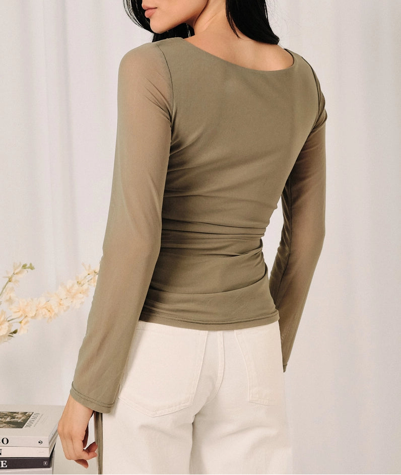 The Maren Mesh Top