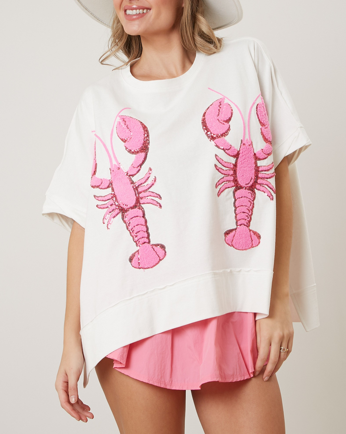 Sequin Crawfish Tee