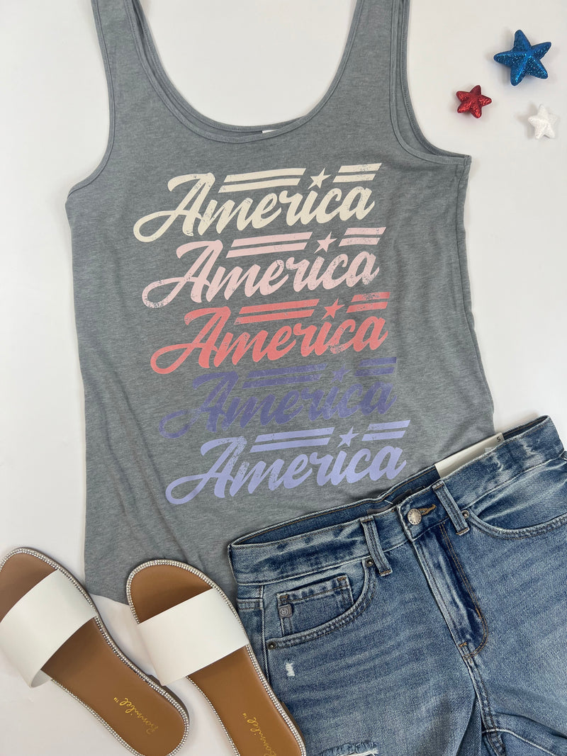 America Graphic Tank
