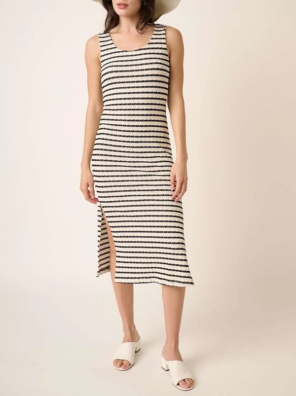 Sierra Stripe Sleeveless Midi Dress