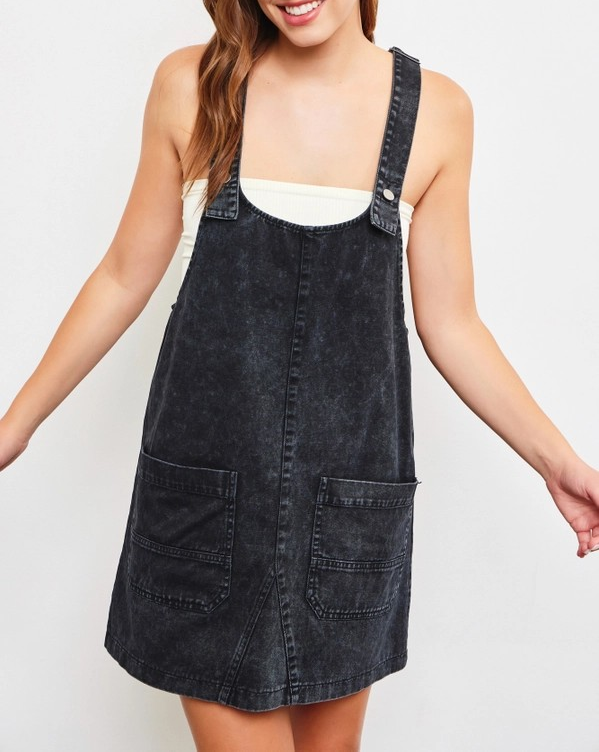 Olivia Overall Denim Dress