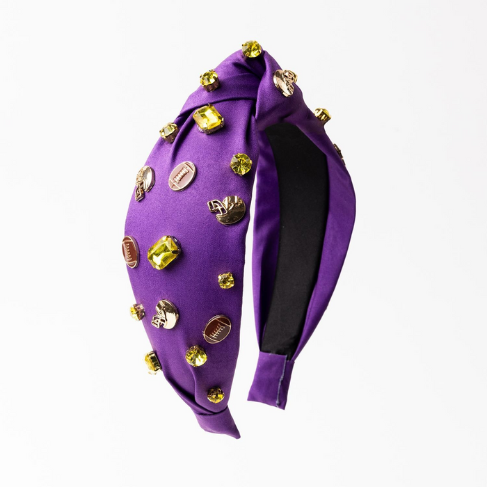 Victory Vibes Purple & Gold Headband