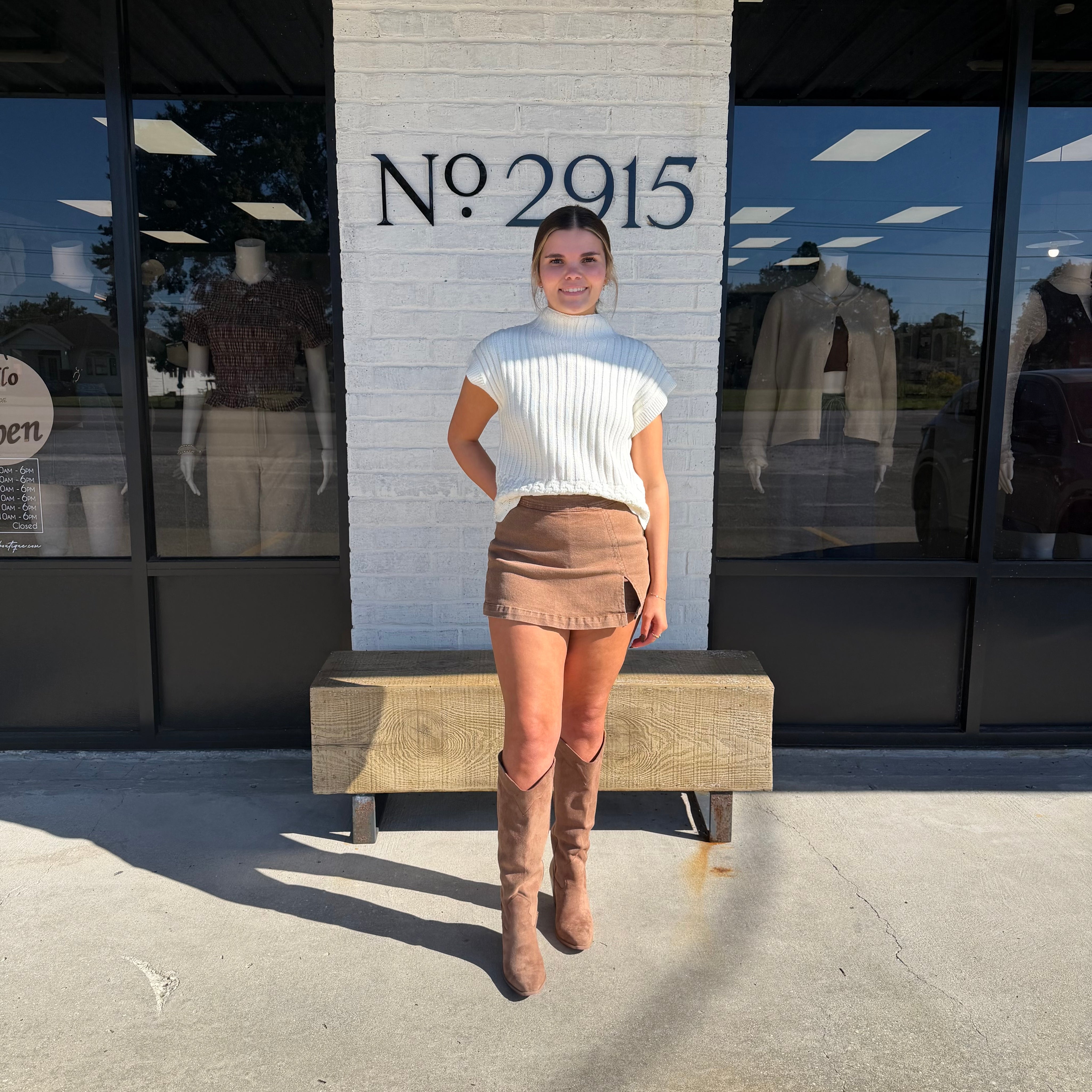 Rory Sweater Top Ivory