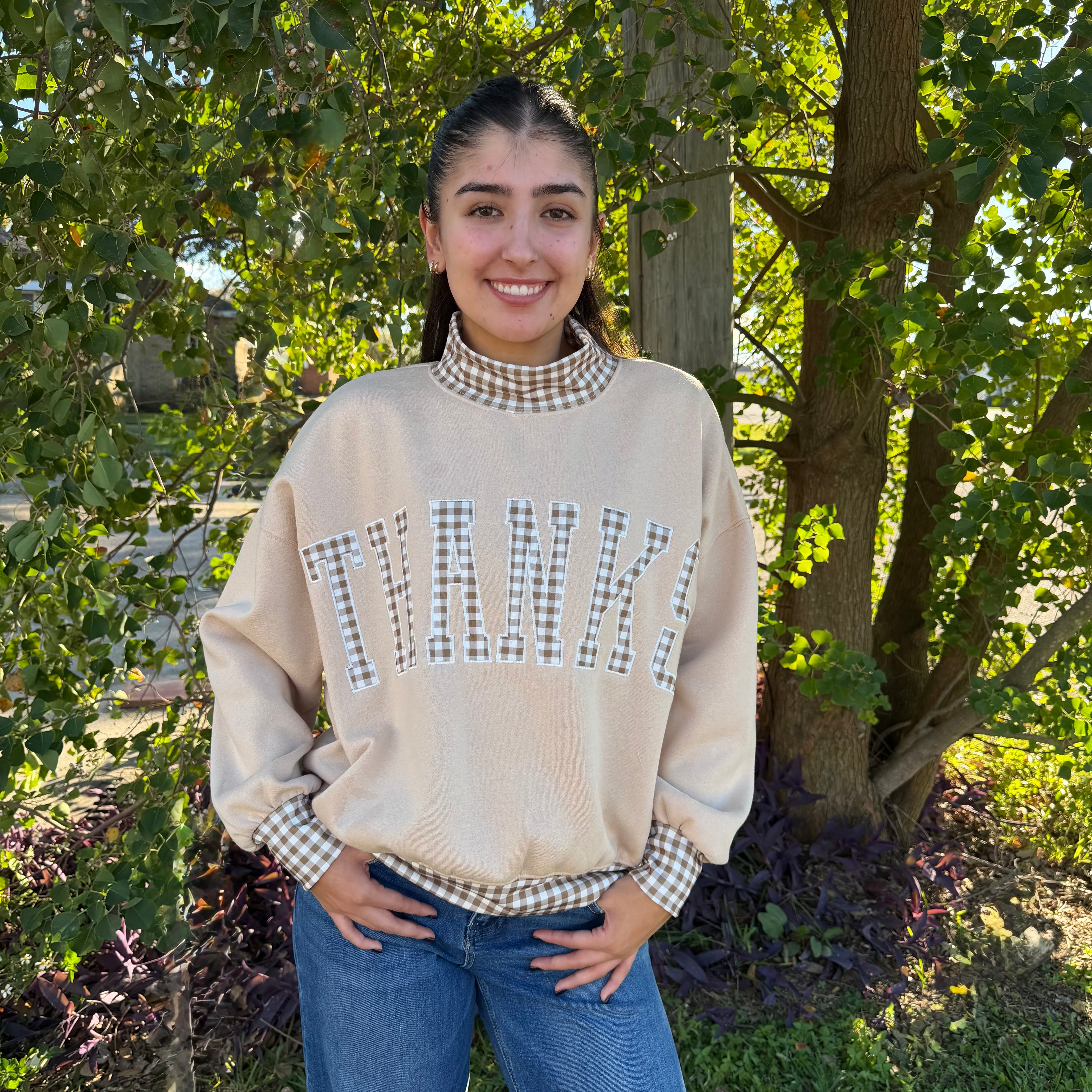 The Thanks & Gingham Pullover