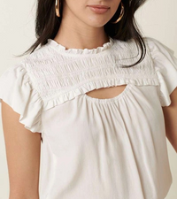 Mary Mock Neck Blouse