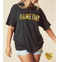 Game Day Foil Oversized Graphic Tee