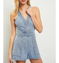 Aldean Denim Romper