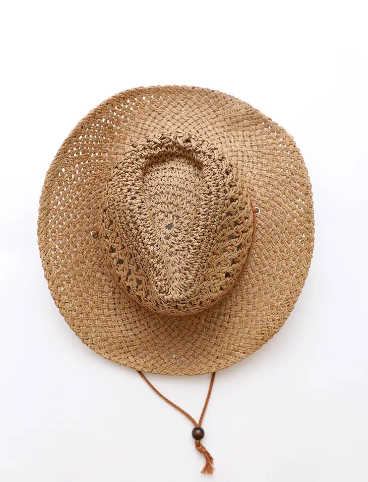 Basketweave Western Cowboy Hat