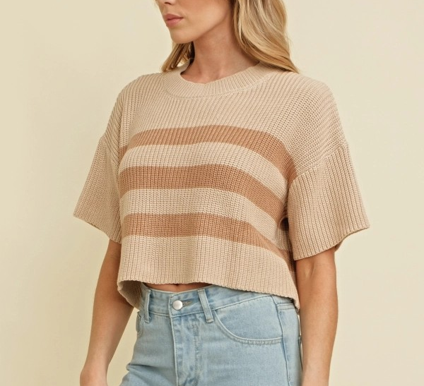 Raven Ribbed Sweater Top