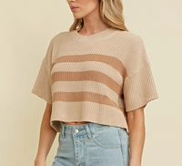 Raven Ribbed Sweater Top