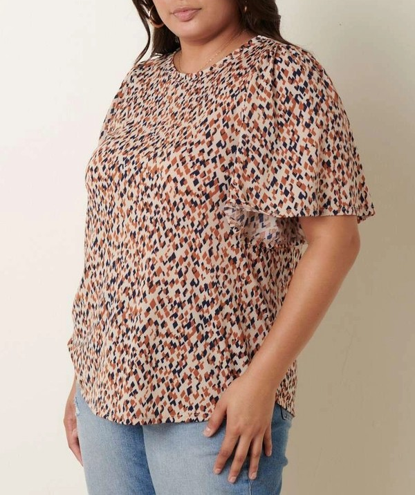 Curvy Gina Gino Print Top