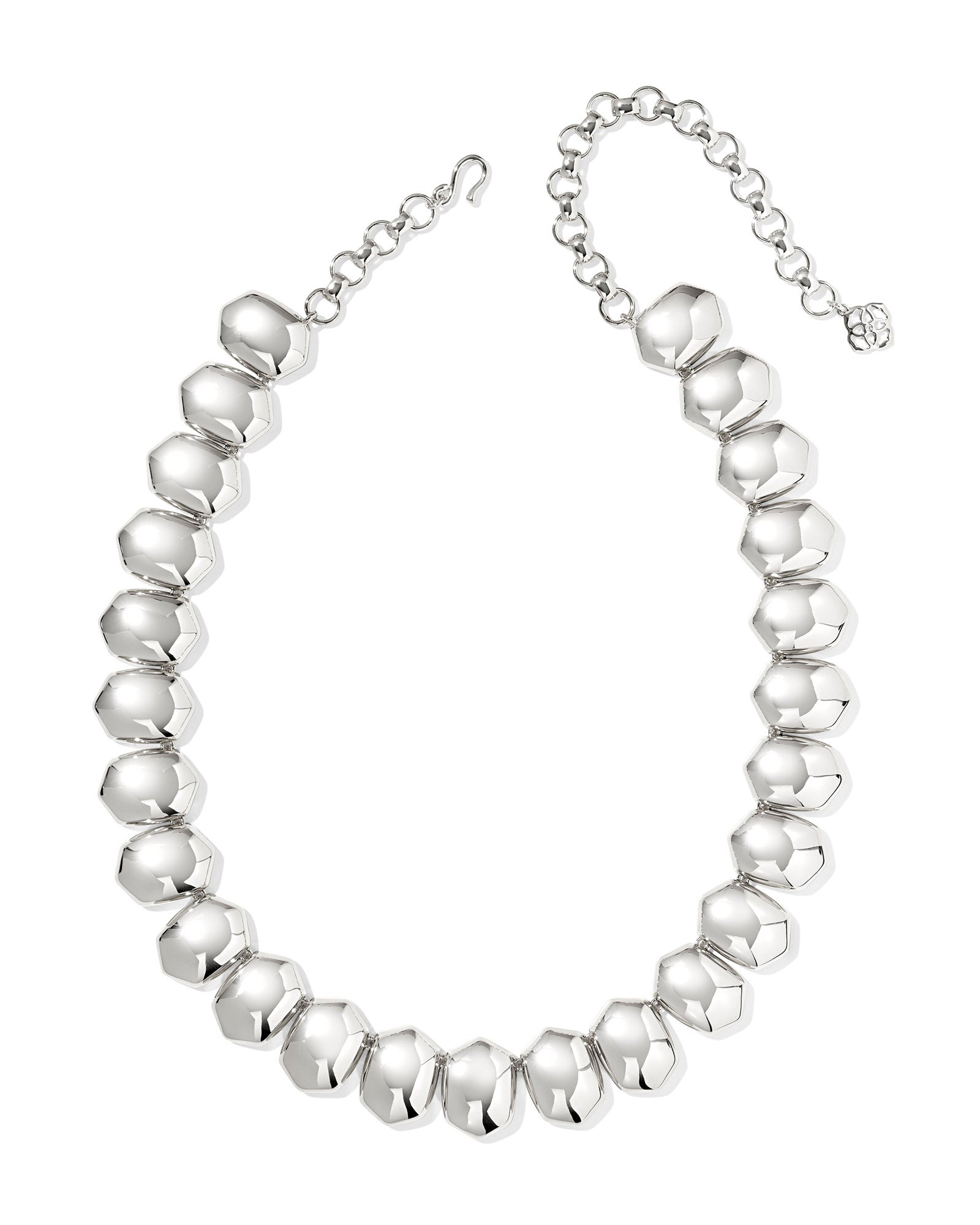 KAITLIN STATEMENT NECKLACE SILVER