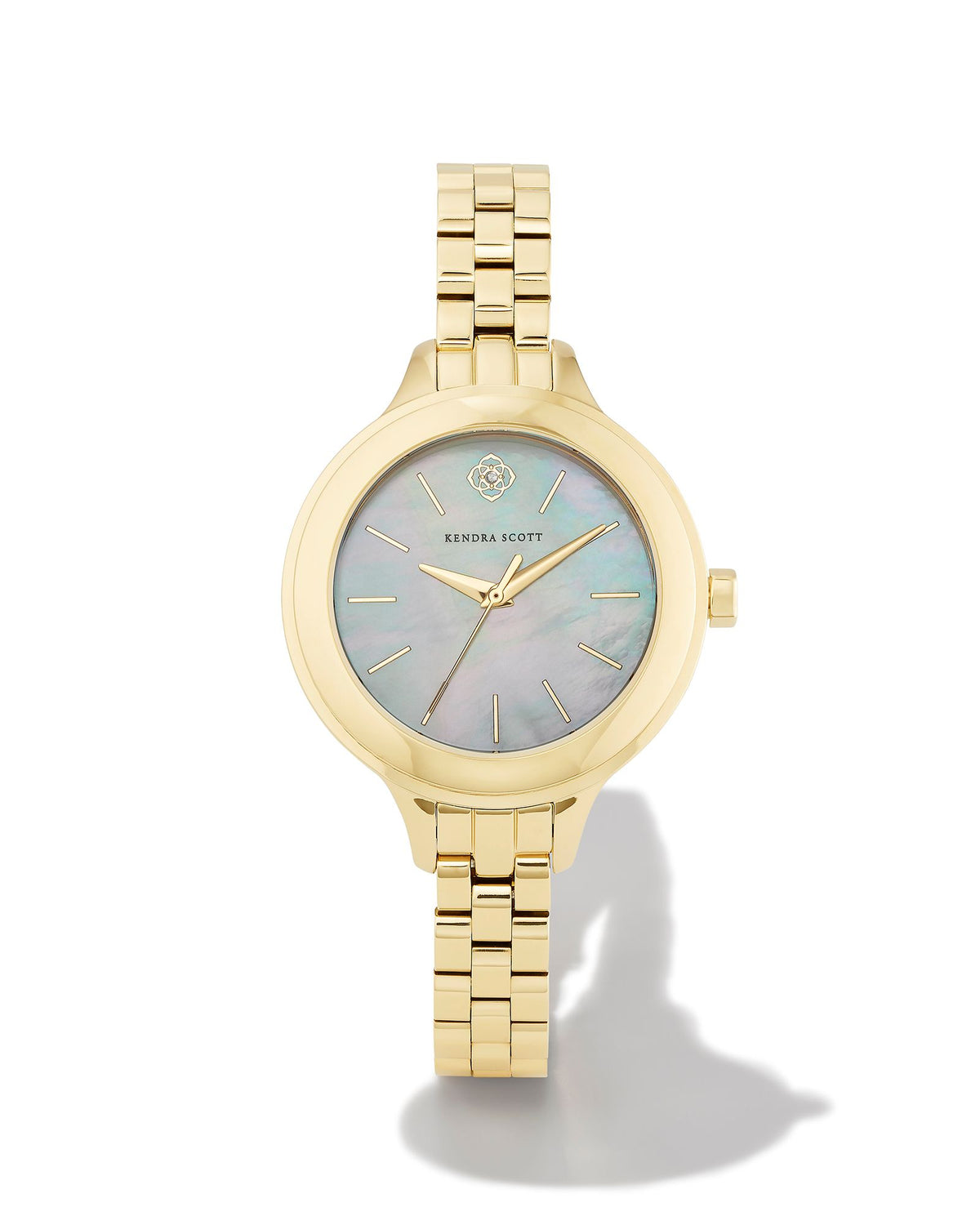 ALEX 35MM NARROW WATCH GOLD IVORY MOTHER OF PEARL