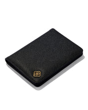 PASSPORT HOLDER GOLD BLACK