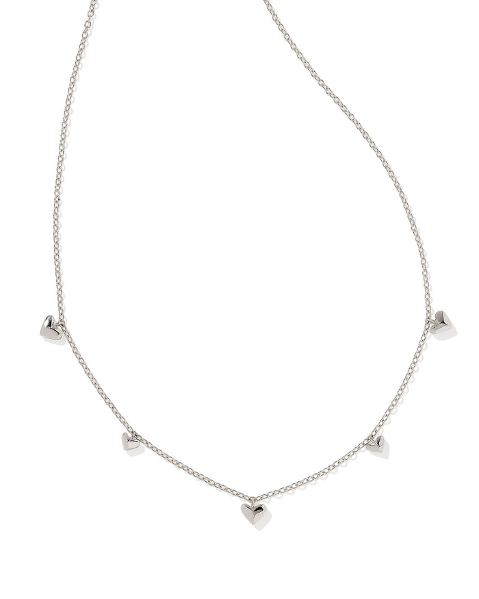 PHOEBE STRAND NECKLACE SILVER METAL