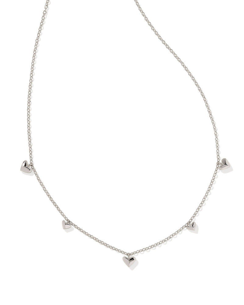 PHOEBE STRAND NECKLACE SILVER METAL