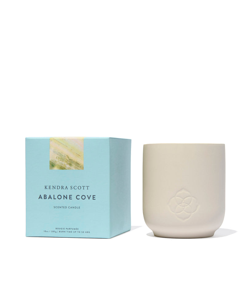 CERAMIC 10oz CANDLE ABALONE COVE