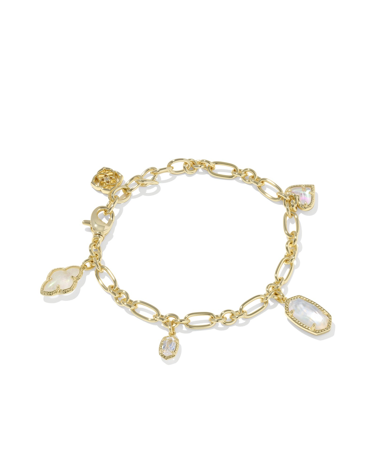 ICON CHARM BRACELET GOLD NEUTRAL MIX