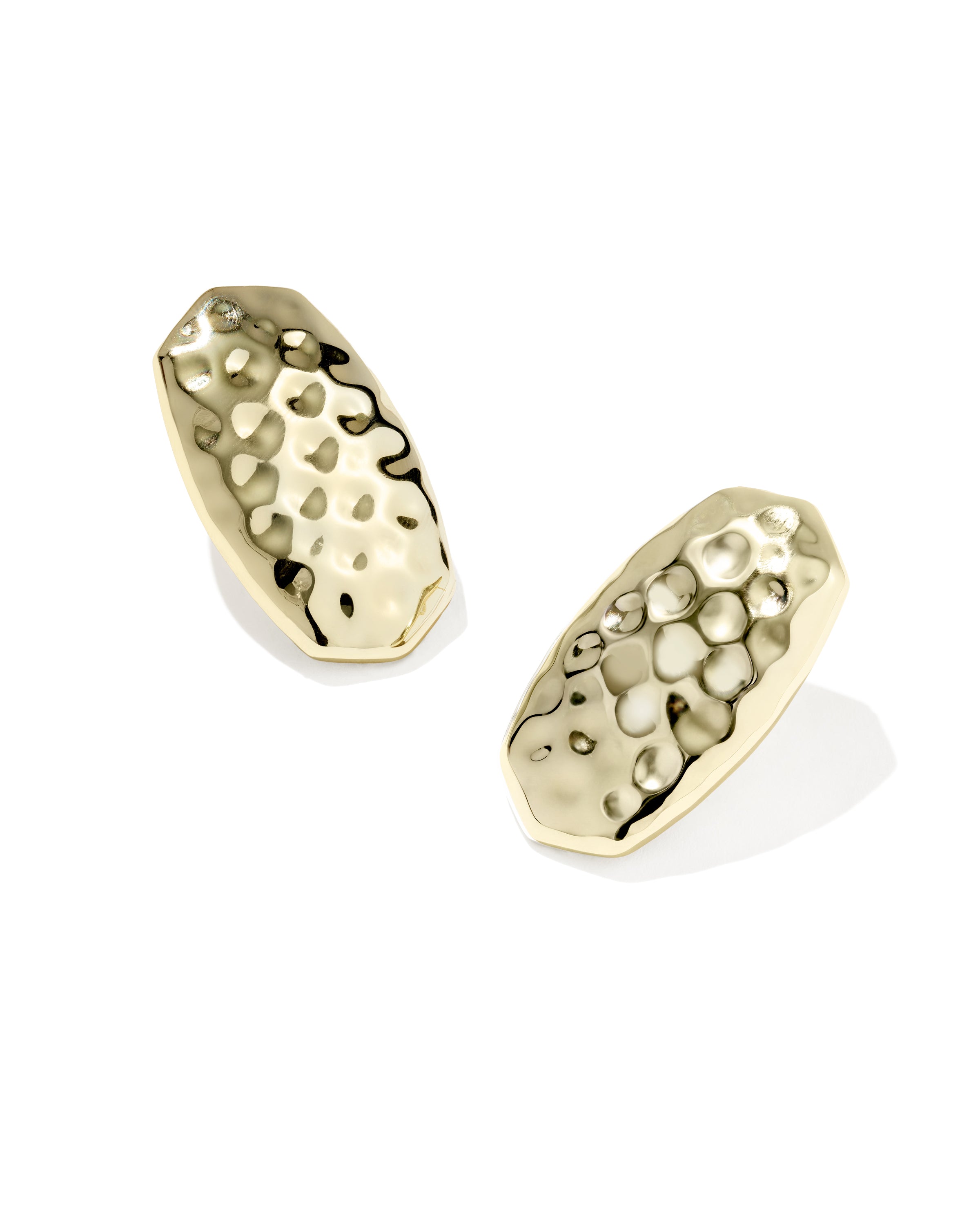 OAKLAND STATEMENT STUD EARRINGS GOLD