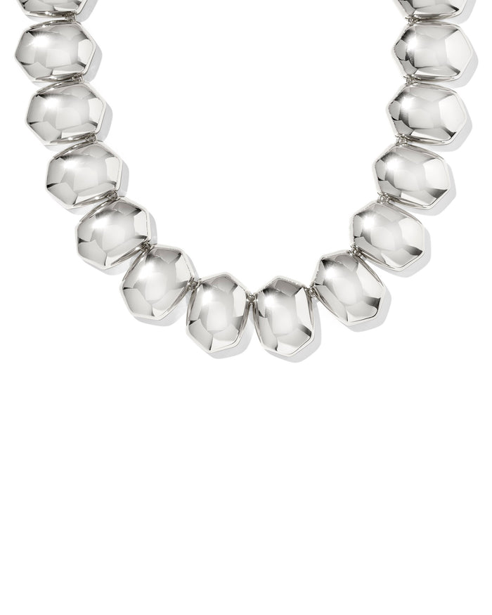 KAITLIN STATEMENT NECKLACE SILVER