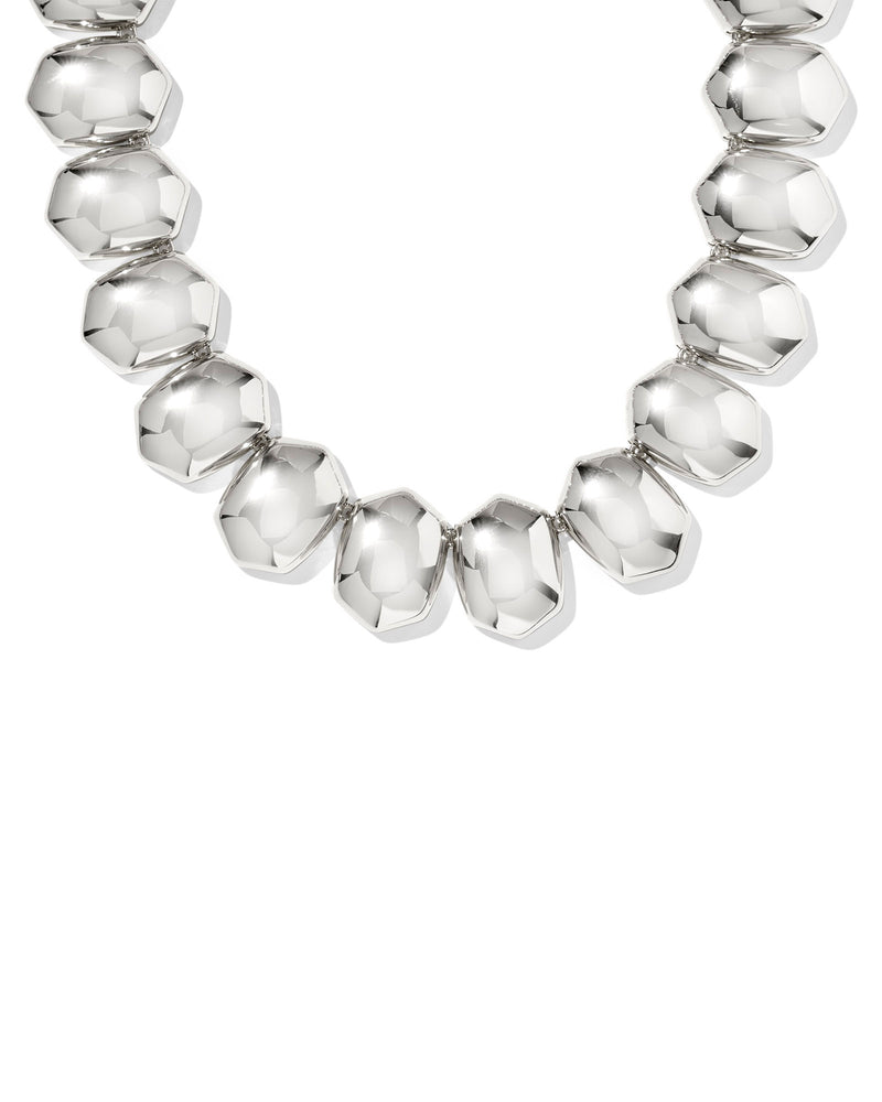 KAITLIN STATEMENT NECKLACE SILVER