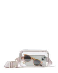 CLEAR BELT BAG CLEAR