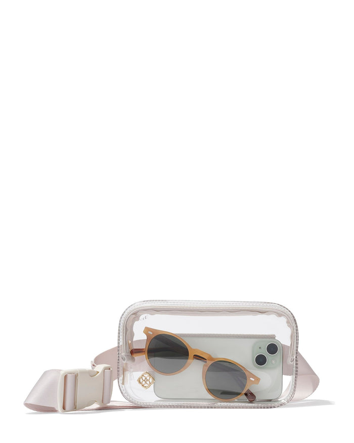CLEAR BELT BAG CLEAR