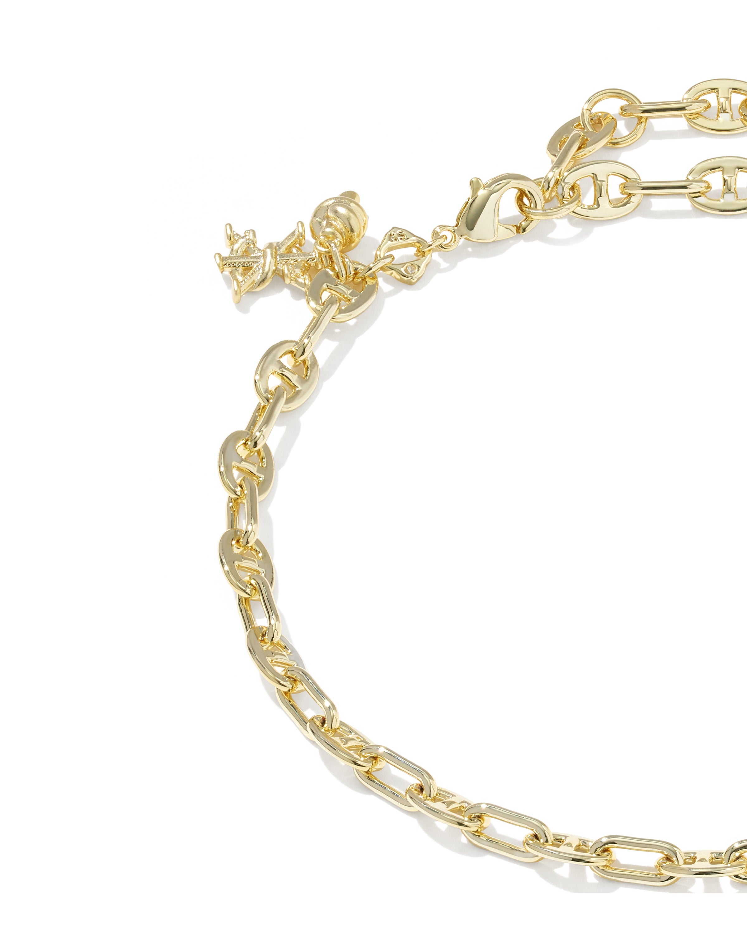 PARKER KNOT ANKLET GOLD