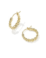 GABRIELLA SET OF HUGGIE EARRINGS MIXED METAL