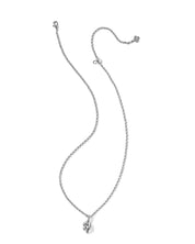 PARKER KNOT SHORT PENDANT NECKLACE SILVER