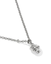 PARKER KNOT SHORT PENDANT NECKLACE SILVER