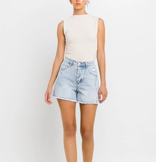 Super HR Rivet Detail Shorts