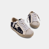 Toddler Paula Black Glitter Sneaker