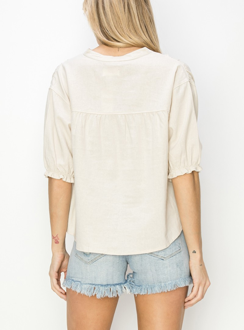 Oversized Linen Shirt