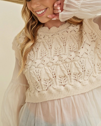 Carleigh Crochet Layered Top