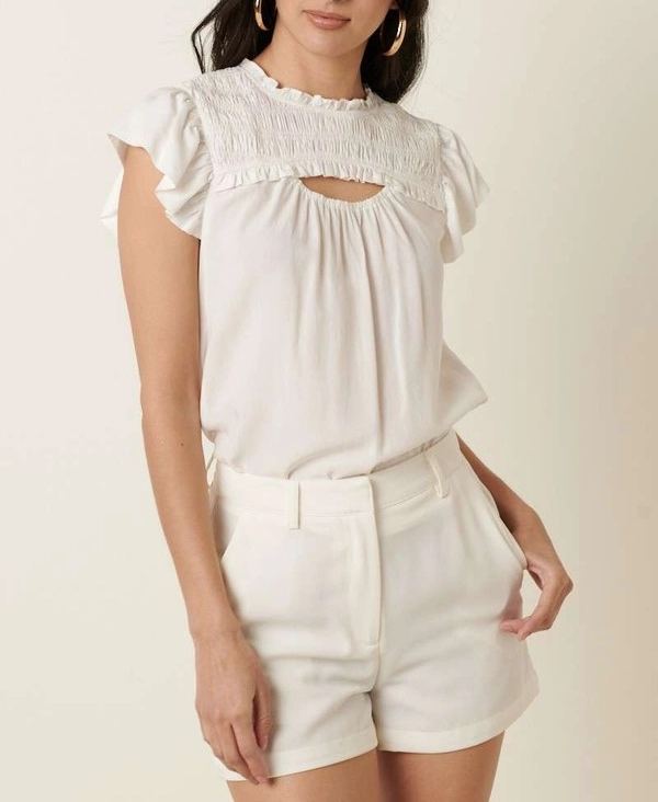 Mary Mock Neck Blouse