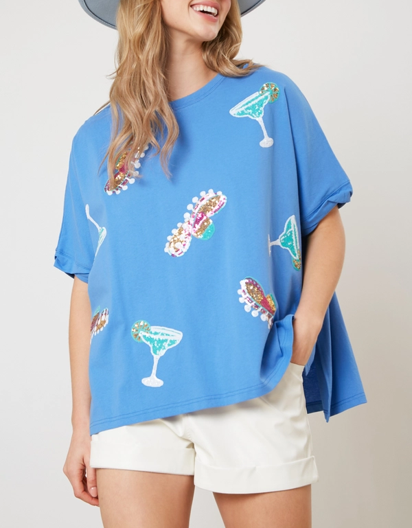Cinco De Mayo Sequin Tee