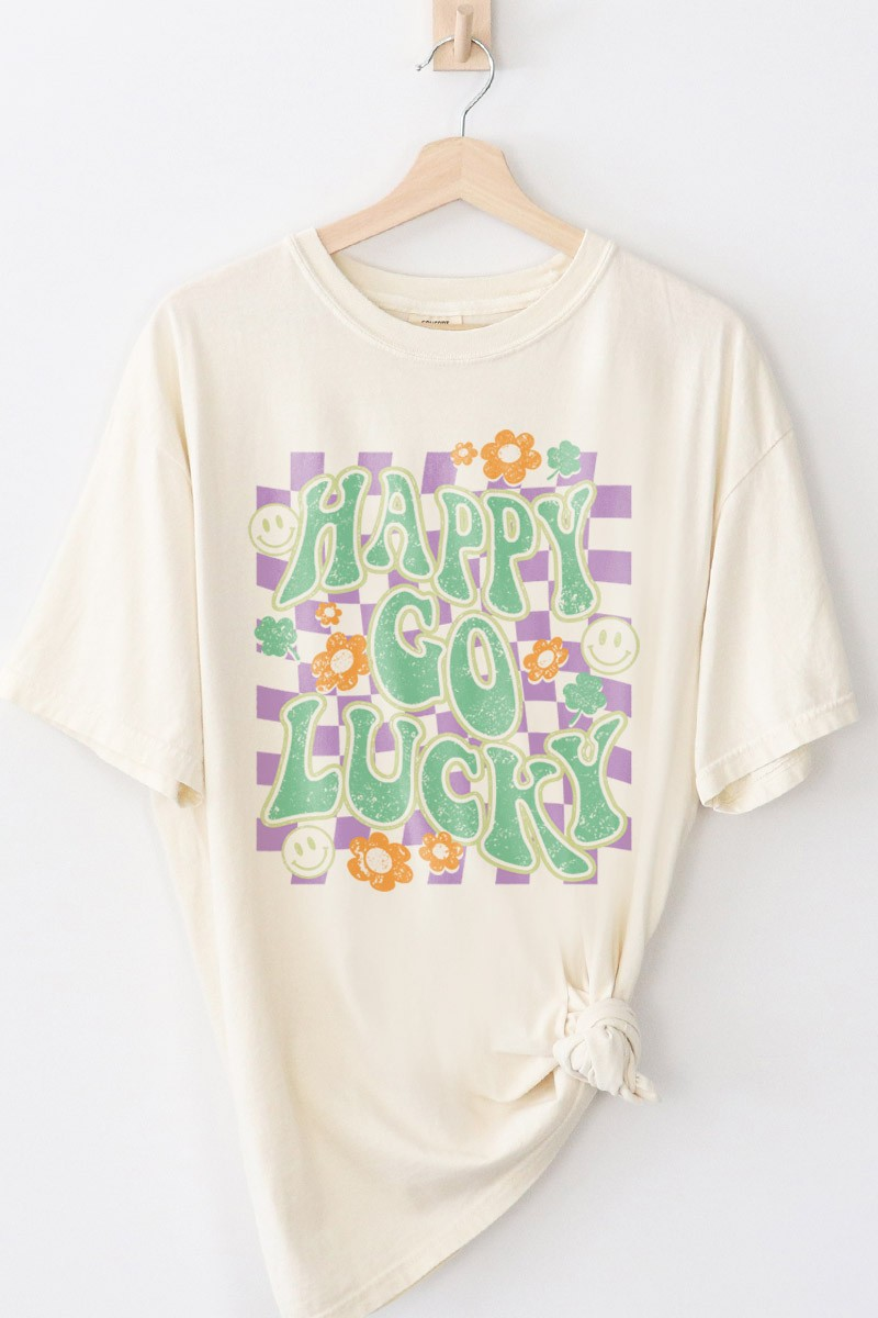 Happy Go Lucky St. Patrick Graphic Tee