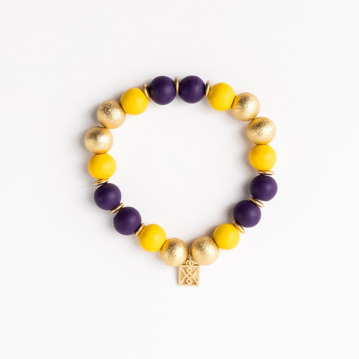 Nori Purple & Gold Bracelet