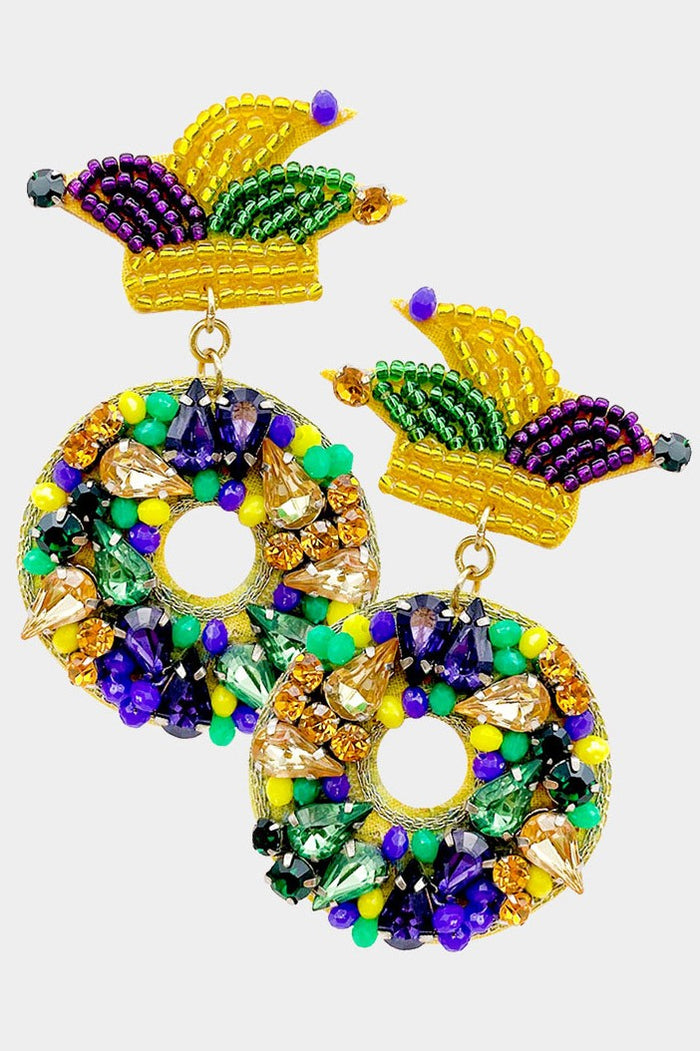 Jester Beaded Earrings