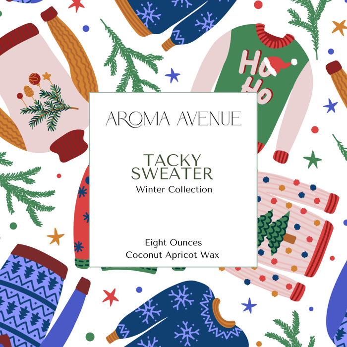 Aroma Avenue Tacky Sweater 8oz Candle