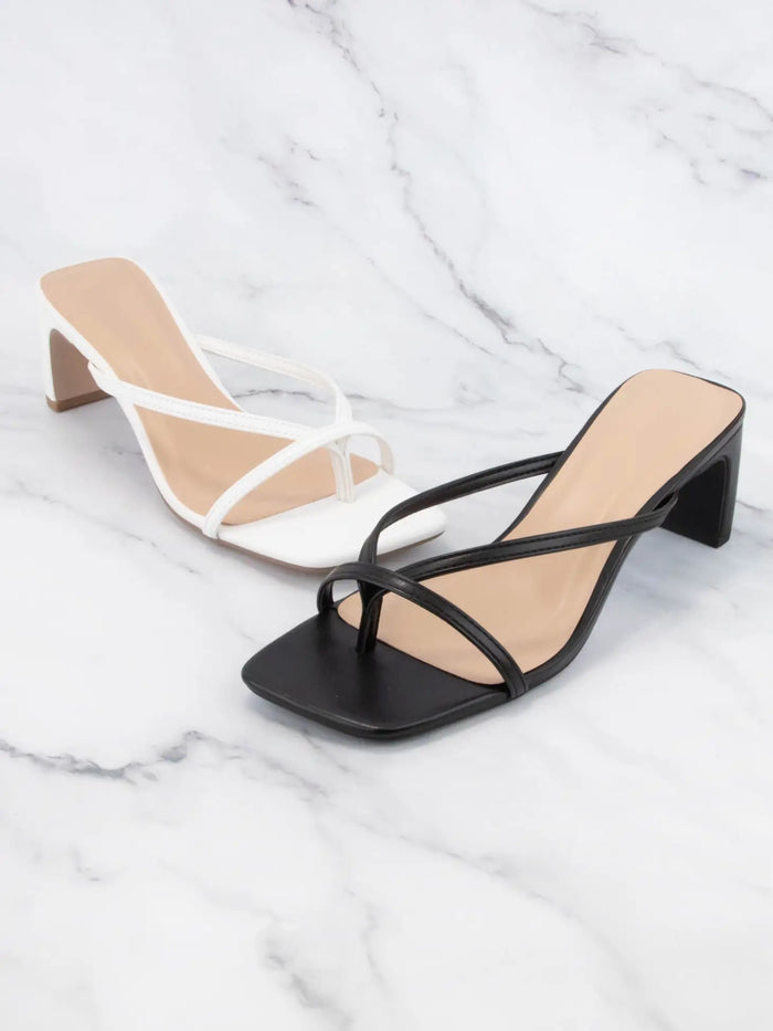 Gadget Heeled Thong Sandal